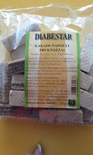 Napolitane cu cacao și fructoză - Dulciuri