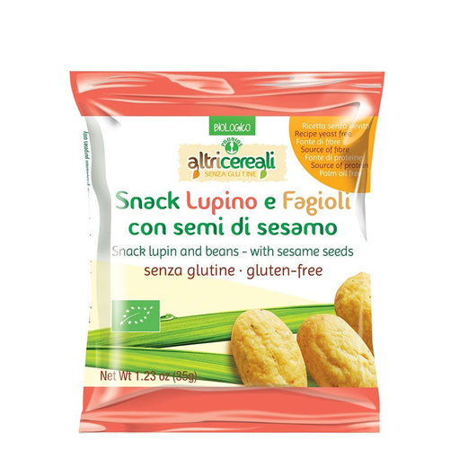Snack din lupin și fasole cu semințe de susan 35g - Gustări