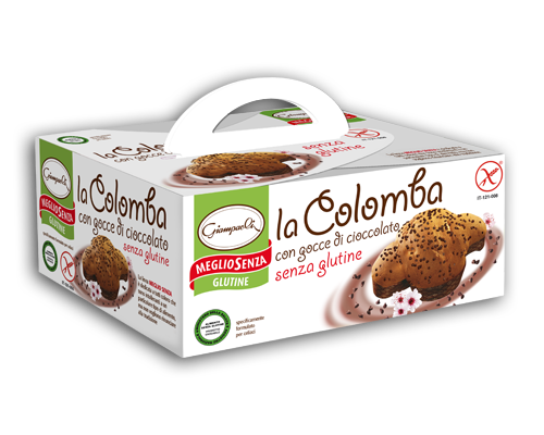 Cozonac Colomba cu fulgi de ciocolată fără gluten - Cozonaci
