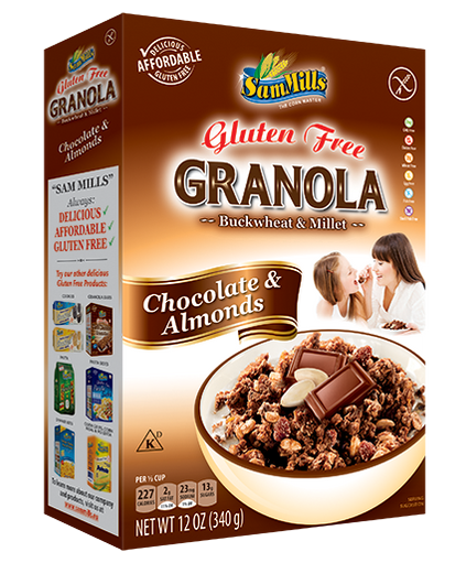 Cereale Granola cu ciocolată și migdale - Cereale