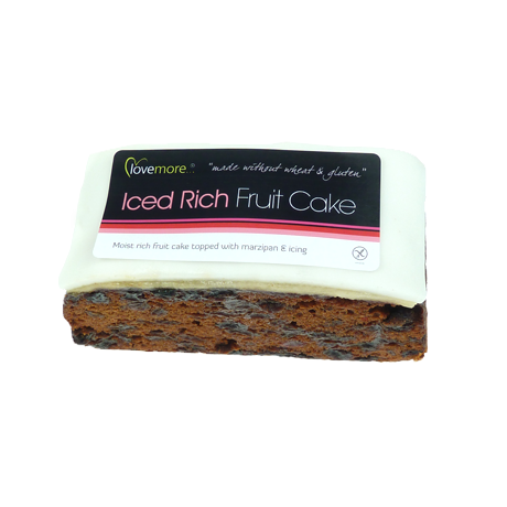 Prăjitură cu fructe confiate cu glazură, fără gluten - Dulciuri - 1
