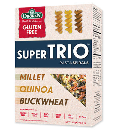 Spirale din mei, quinoa și hrișcă