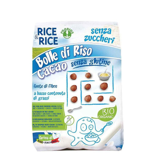 Biluțe de orez cu cacao fără zahăr - Cereale