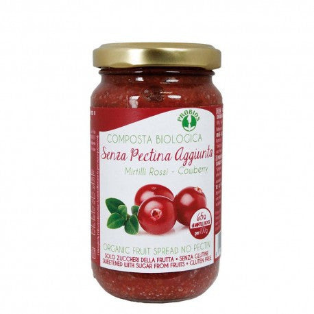 Gem de merișoare fără zahăr