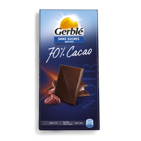 Ciocolată neagră 70% cacao - Dulciuri