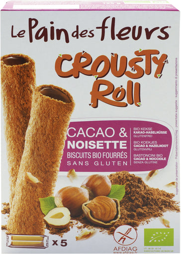 Rulou crocant cacao și alune - Dulciuri