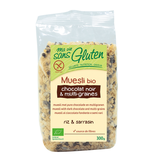 Musli crocant multicereale cu ciocolată neagră - Cereale